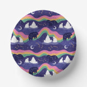 Papierbowle für Northern Lights Pappteller (Vorderseite)
