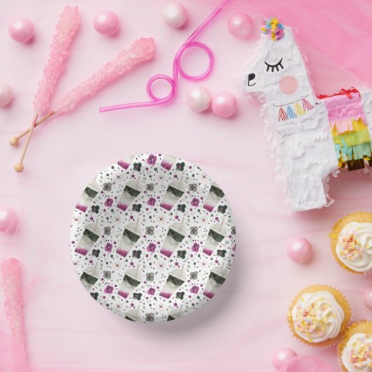 Papierbowle Pappteller (Party)