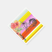 Papierbücher, Viktorianische Stripe Serviette (Ecke)