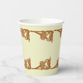 Papiercup - Blätter mit Eisenhülse Pappbecher (Links)