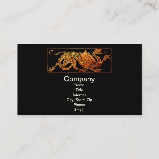 Papierdrache Visitenkarte (Vorderseite)