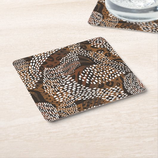 Papierdrucke für Untersetzer (angewinkelt)