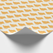 Papiere für die gelbe Farbe Geschenkpapier (Ecke)