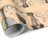 Papiere für die Papierentpackung Geschenkpapier (Rolleneckpunkt)