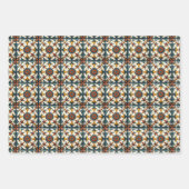 Papiere für Fliesen aus dem Mittelmeerraum Folk Ar Geschenkpapier Set (Vorderseite)