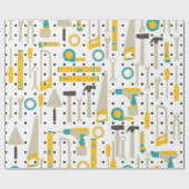 Papiere für Hardware- und Bauwerkzeuge Geschenkpapier (Flach)