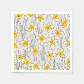 Papiere Napkins für die Herstellung von Daffodien Serviette (Vorderseite)