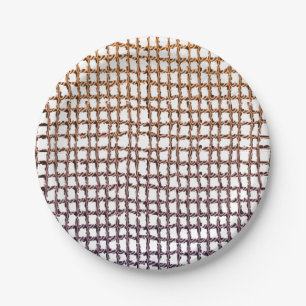 Papiere Teller Beige Net