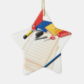 Papiere und andere Büroartikel Keramikornament (Rechts)