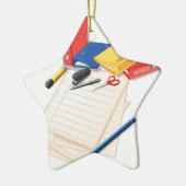 Papiere und andere Büroartikel Keramikornament (Links)