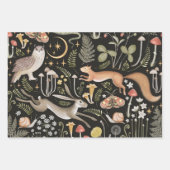 Papiere zum Abpacken von dunklen Wäldern Geschenkpapier Set (Vorderseite 3)