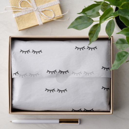 Papiere zum Drucken aus Lash Seidenpapier (Geschenk)
