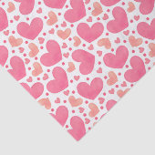 Papiere zum Geweben rosa Herzens Seidenpapier (Ausschnitt)