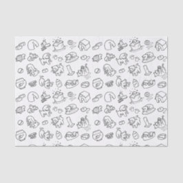 Papiere zum Thema Heimtiere Seidenpapier