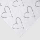 Papiere zum Thema Herz Seidenpapier (Detail)