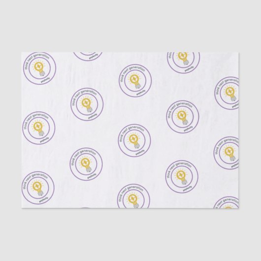 Papiere zum Thema "Think Next Gen" für PCTY-Werte Seidenpapier (Vorderseite)