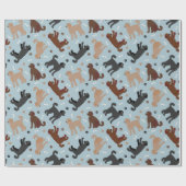 Papiere zum Verpacken von Labradoodalen Geschenkpapier (Flach)