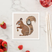 Papiereichhörnchen Serviette (Beispiel)