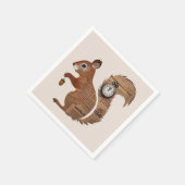 Papiereichhörnchen Serviette (Ecke)