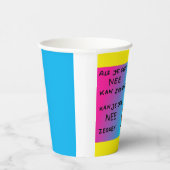 Papieren beker pappbecher (Rechts)