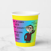 Papieren beker pappbecher (Vorderseite)