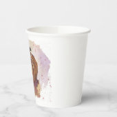 Papieren-Kürbis Pappbecher (Links)