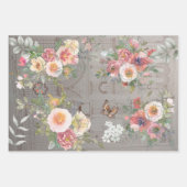 Papierentpackung: Set für flache Bleche mit 3 Geschenkpapier Set (Vorderseite)