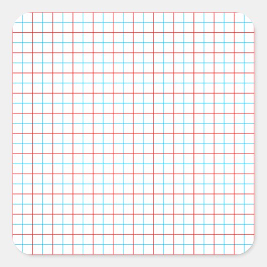 Papiererzeugnisse Quadratischer Aufkleber (Vorderseite)