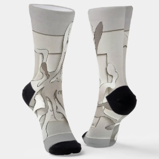 Papierexplosion Socken