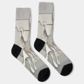 Papierexplosion Socken (Rechts)