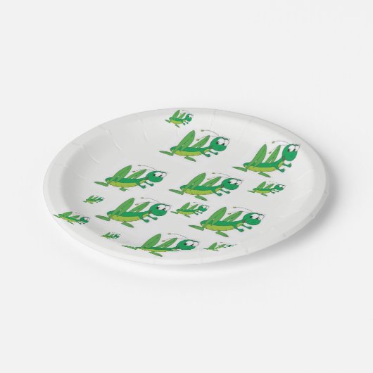 Papierfächer für Teller (Schrägansicht)