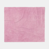 Papierfeder mit rosa Rose Fleecedecke (Vorderseite (Horizontal))