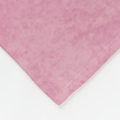 Papierfeder mit rosa Rose Fleecedecke (Ecke)