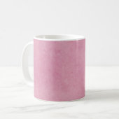 Papierfeder mit rosa Rose Kaffeetasse (Vorderseite Links)