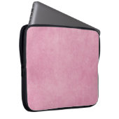 Papierfeder mit rosa Rose Laptopschutzhülle (Vorne Rechts)
