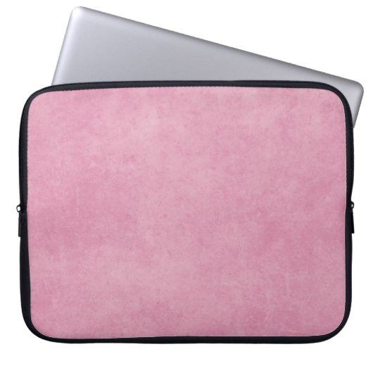 Papierfeder mit rosa Rose Laptopschutzhülle (Vorderseite)