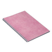 Papierfeder mit rosa Rose Notizblock (Rechte Seite)