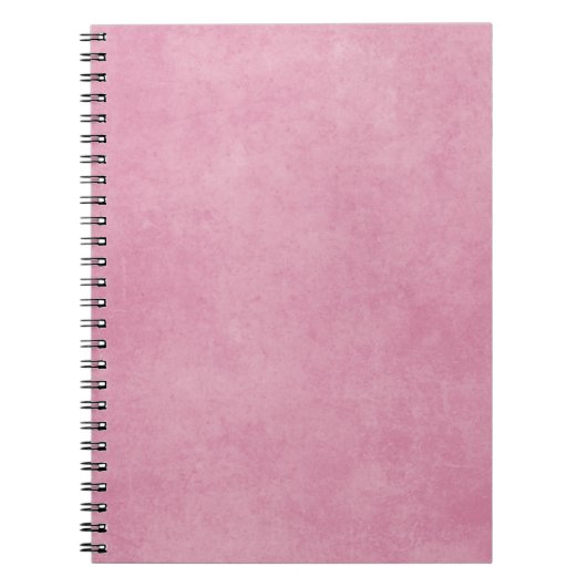 Papierfeder mit rosa Rose Notizblock (Vorderseite)