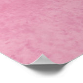 Papierfeder mit rosa Rose Poster (Ecke)
