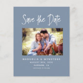 PAPIERFett Datum Foto Hochzeitssache Datum speiche Flyer (Hinten)