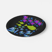 Papierfisch für Teller (Schrägansicht)