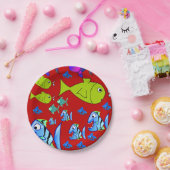 Papierfisch für Teller (Party)