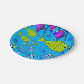 Papierfisch für Teller (Schrägansicht)