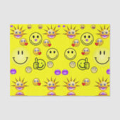 Papierflächen aus dekorativem Gewebe Seidenpapier (Vorderseite)