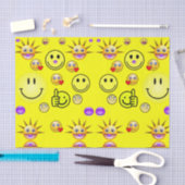 Papierflächen aus dekorativem Gewebe Seidenpapier (Handwerk)