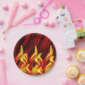 Papierflamme Pappteller (Party)