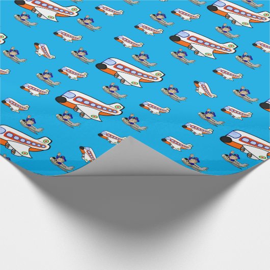 Papierflieger Geschenkpapier (Ecke)