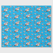 Papierflieger Geschenkpapier (Flach)