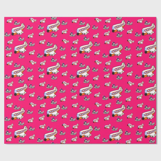 Papierflieger Geschenkpapier (Flach)