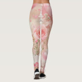 Papierflügel und Rose Leggings (Rückseite)